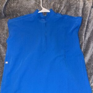 FIGS RAFAELA TOP ROYAL BLUE